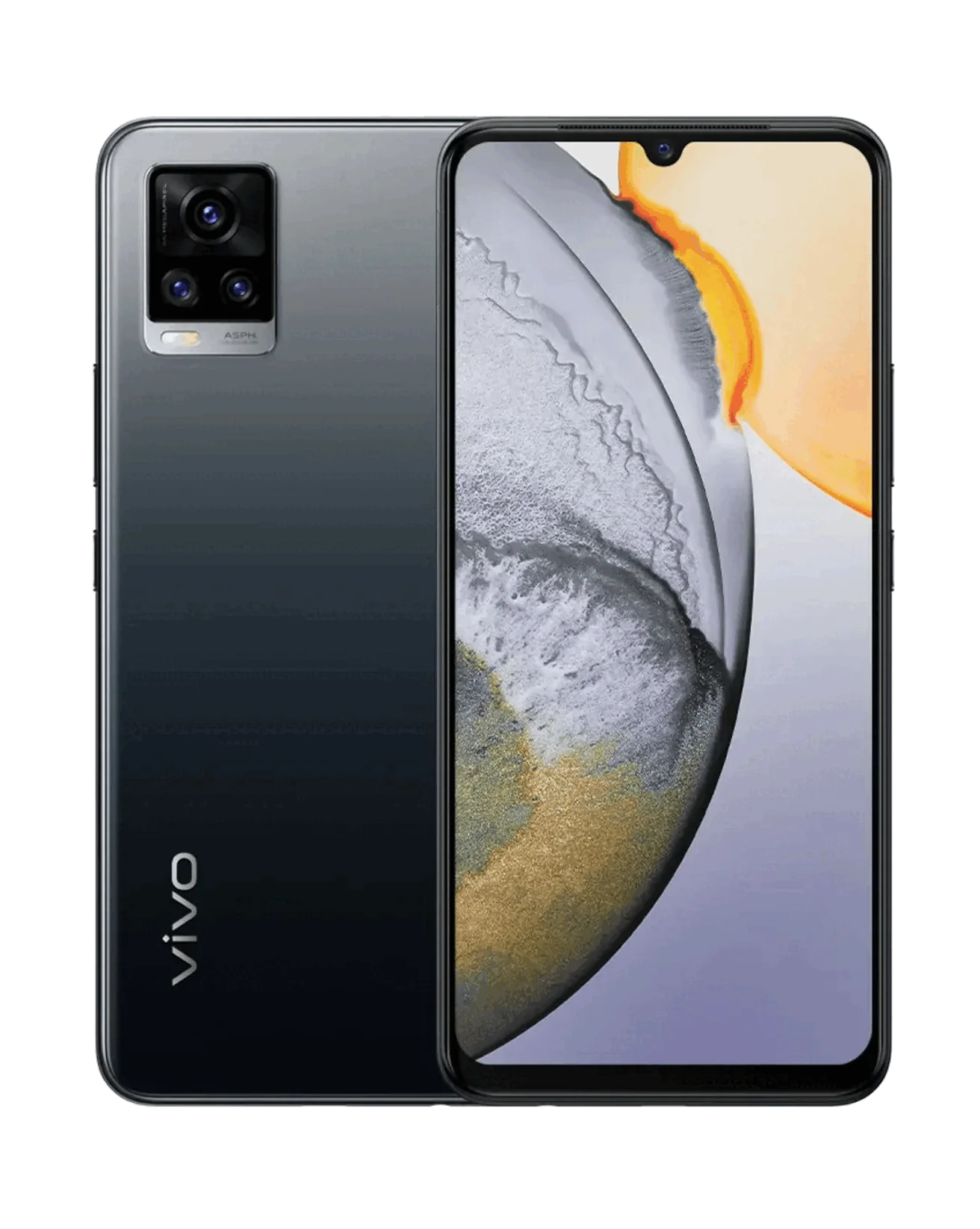 vivo V20 Black Luxe Color